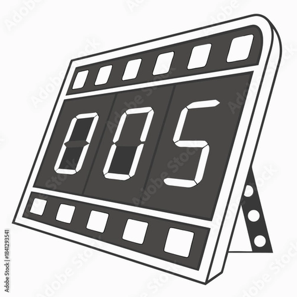 Obraz film strip vector illustration