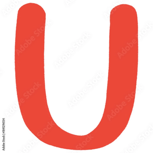 Obraz Red letter u