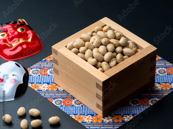 Obraz 節分の豆まきのイメージ
