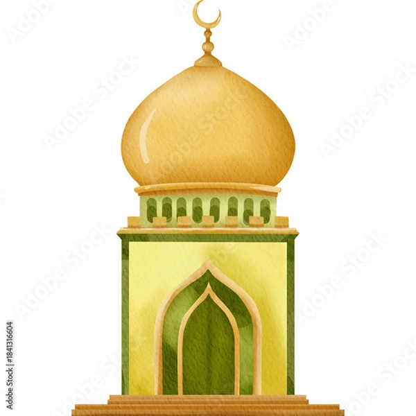 Fototapeta Mosque Illustration
