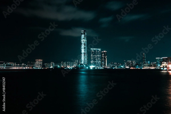 Obraz Hong Kong night