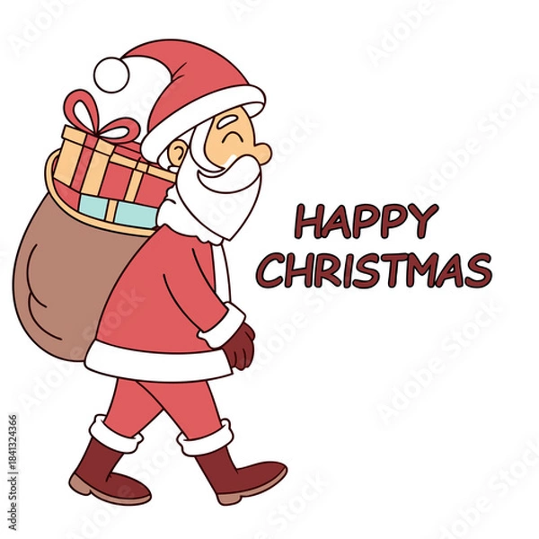 Obraz santa claus with gifts