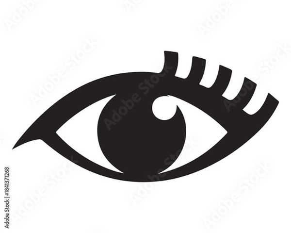 Obraz eye icon vector,eye icon vector illustration