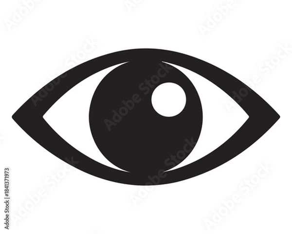 Obraz eye icon vector,eye icon vector illustration