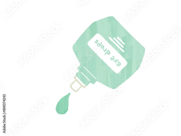 Obraz 目薬をさす-ガッシュ