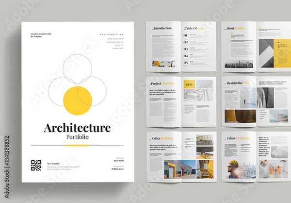 Obraz Architecture Portfolio Layout