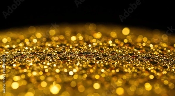 Obraz Golden glitter background