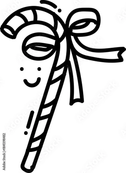 Obraz Candy Cane Doodle