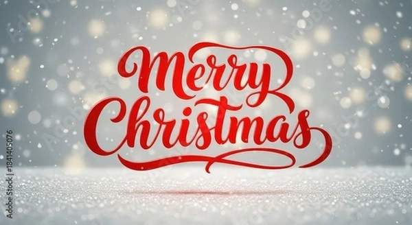 Obraz Merry christmas festive background