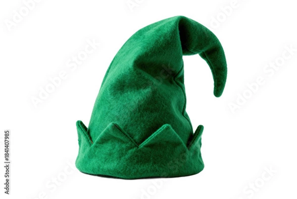 Obraz Green festive elf hat for holiday celebration