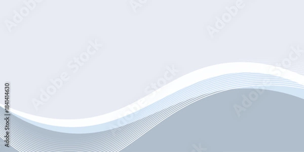 Obraz modern bacground sof color, line wave , abstract eps 10. vector ilustration