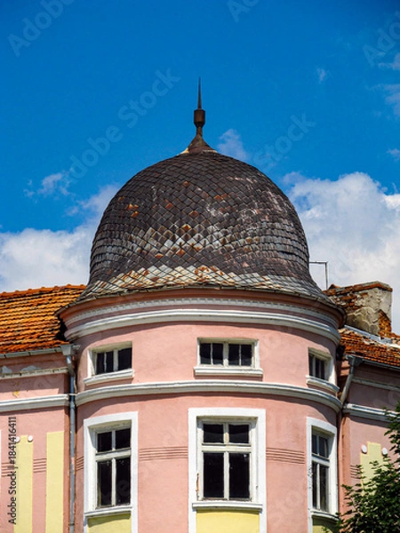 Obraz Architectural details from the city of Razlog
