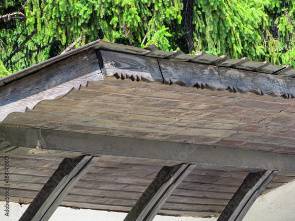 Obraz Architectural details from the city of Razlog