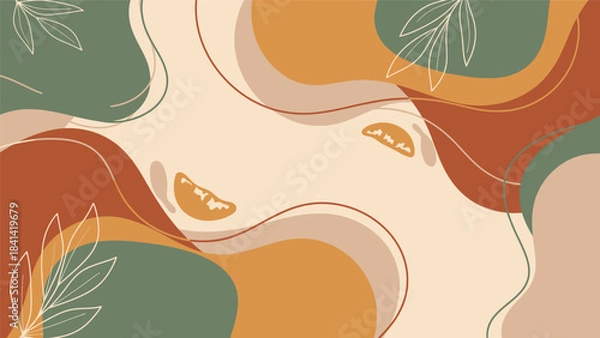 Obraz Explosive Blue Geometric Low Poly Background with Abstract 3D Shapes and Circuit Lines