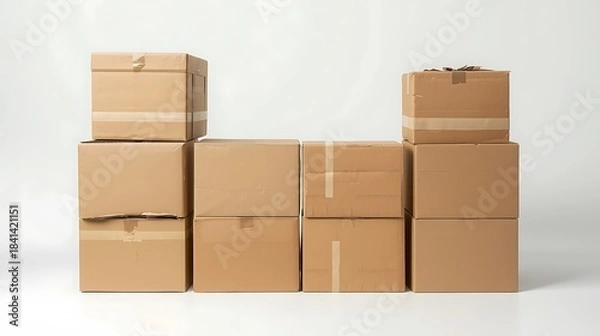 Obraz Parcels at a delivery point
