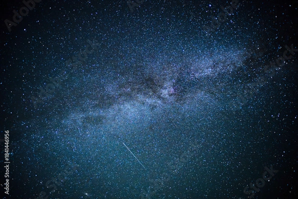 Obraz The beautiful Milky way on a dark sky