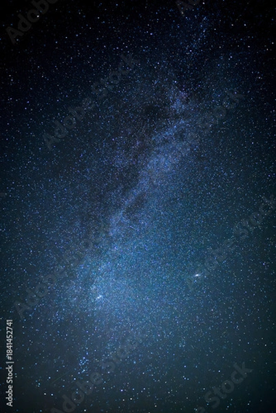 Obraz The beautiful Milky way on a dark sky