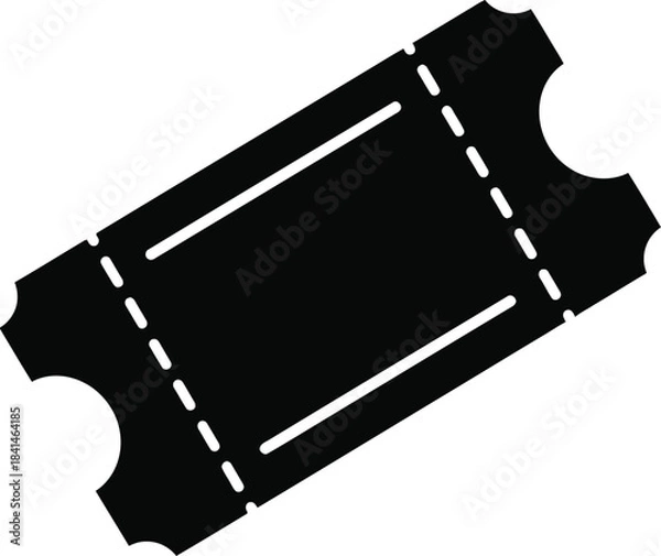 Fototapeta Ticket Icon Simple Vector Design