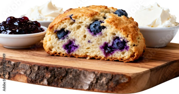Obraz 블루베리스콘과크림잼세트