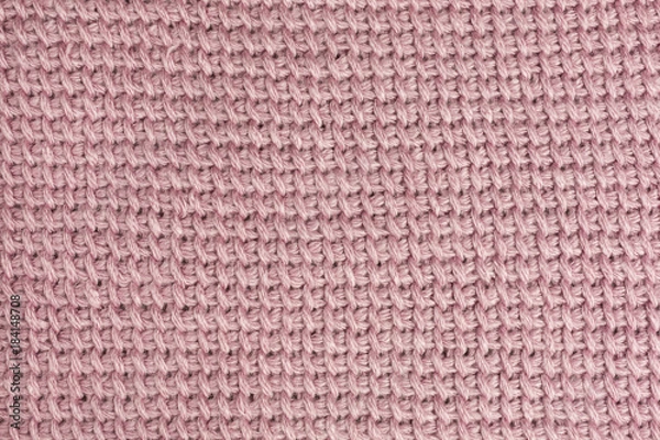 Fototapeta background of tunisian crochet fabric in basic stitch