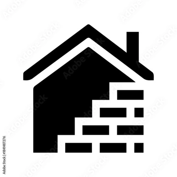 Obraz House Construction Icon