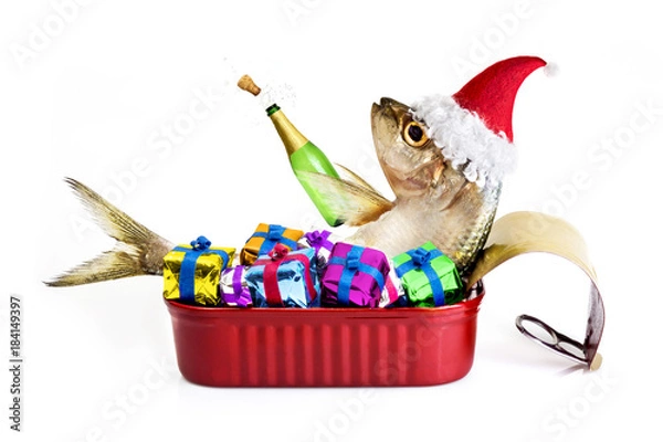 Obraz Santa sardynki