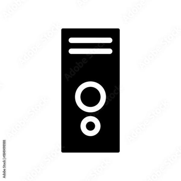 Fototapeta device and technology Glyph icon.  electronic devices and handphone, computer, equipment and electronics. smarphone, tablet, keyboard, computer monitor, laptop and camera symbol collection. vektor.