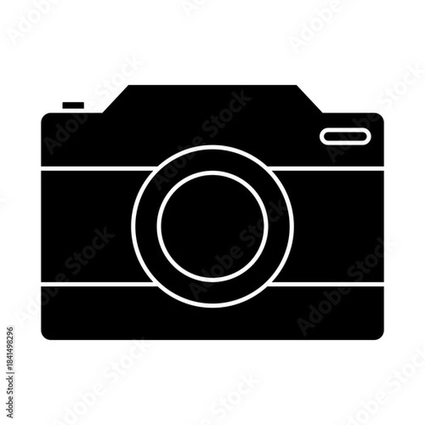 Fototapeta device and technology Glyph icon.  electronic devices and handphone, computer, equipment and electronics. smarphone, tablet, keyboard, computer monitor, laptop and camera symbol collection. vektor.