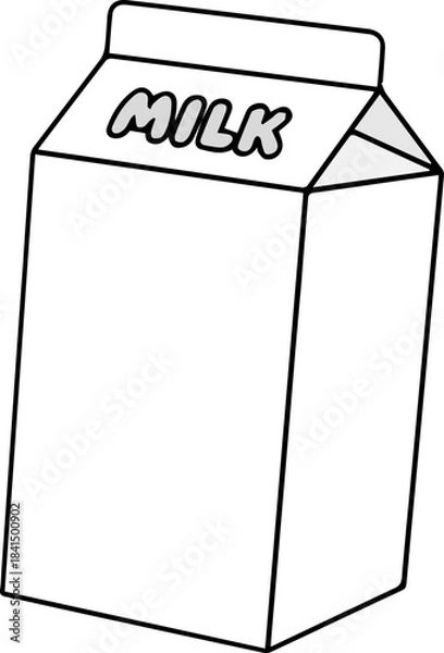 Obraz 우유 일러스트 milk illustration