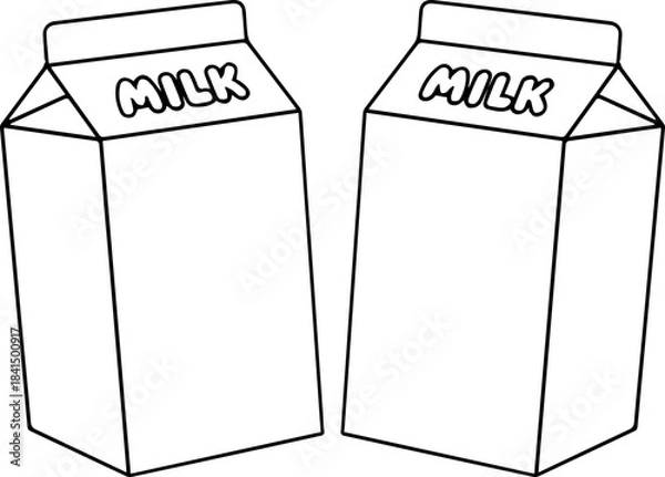 Obraz 우유 일러스트 milk illustration