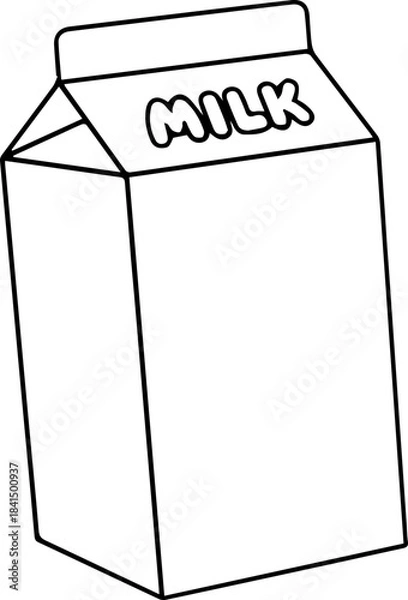 Obraz 우유 일러스트 milk illustration