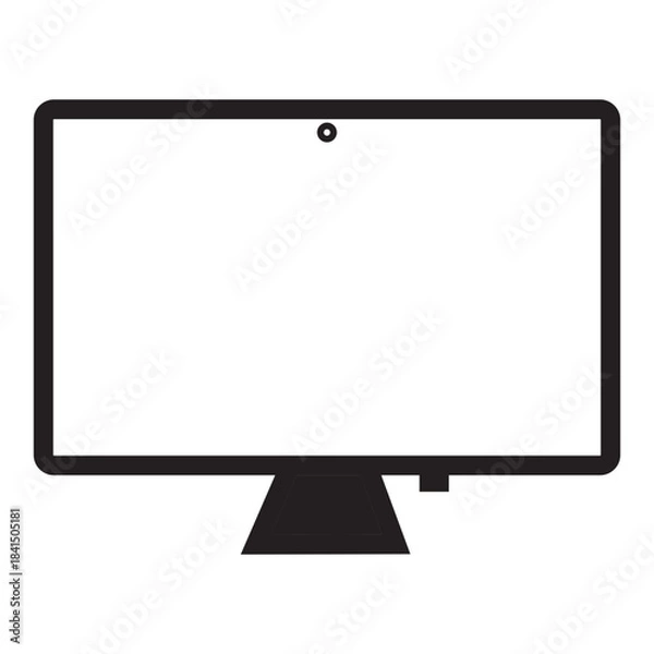 Fototapeta device and technology Glyph icon.  electronic devices and handphone, computer, equipment and electronics. smarphone, tablet, keyboard, computer monitor, laptop and camera symbol collection. vektor.