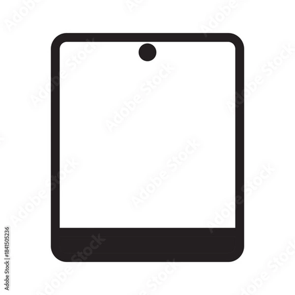 Fototapeta device and technology Glyph icon.  electronic devices and handphone, computer, equipment and electronics. smarphone, tablet, keyboard, computer monitor, laptop and camera symbol collection. vektor.