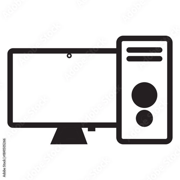 Fototapeta device and technology Glyph icon.  electronic devices and handphone, computer, equipment and electronics. smarphone, tablet, keyboard, computer monitor, laptop and camera symbol collection. vektor.