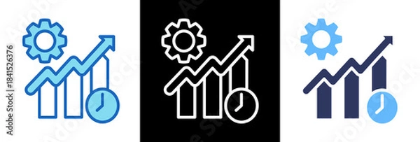 Obraz Efficiency triplestyle icon