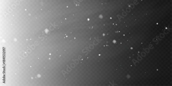 Fototapeta Holiday Cold Wind and Blizzard Texture for Christmas Vector Design.