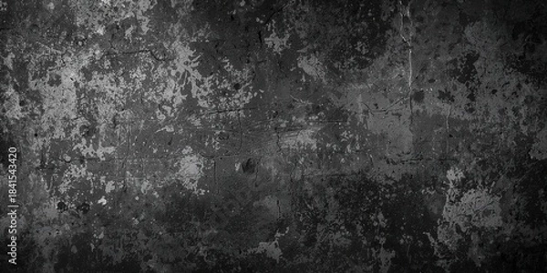 Fototapeta Monochrome cement surface background serving as a neutral backdrop for graphic elements, structural surface focus