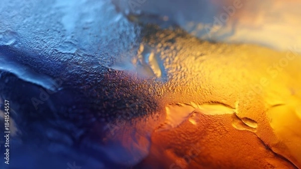 Fototapeta Textured surface with condensation and dramatic lighting.