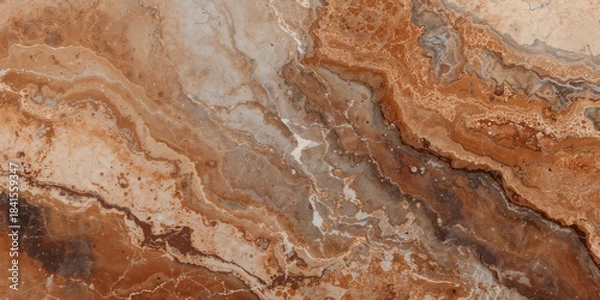 Obraz Brown orange marble surface used as a decorative wall texture for interior styling