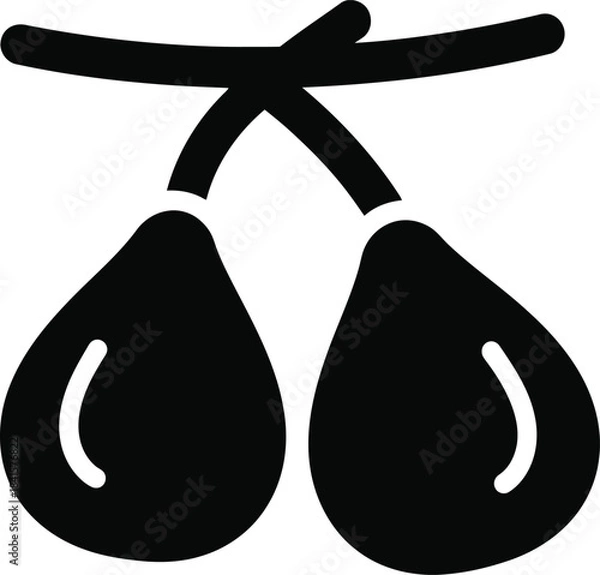 Obraz Striped Tropical Fish Vector Illustration