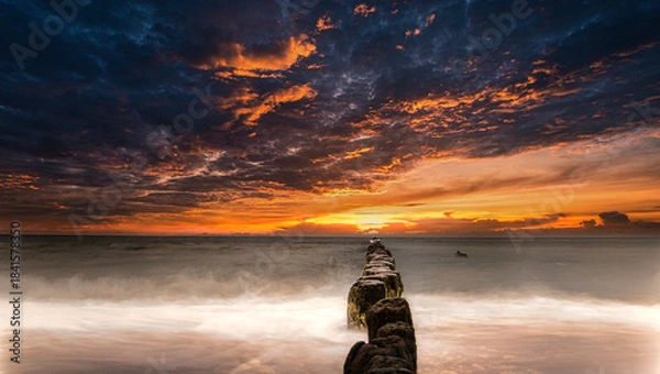 Obraz sunset over the sea