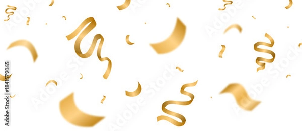 Obraz Golden Confetti Falling