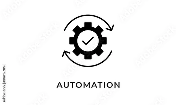 Obraz Automation Icon Or Logo Isolated Vector Illustration