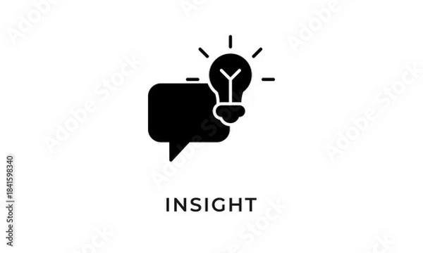 Obraz Insight Icon Or Logo Isolated Vector Illustration
