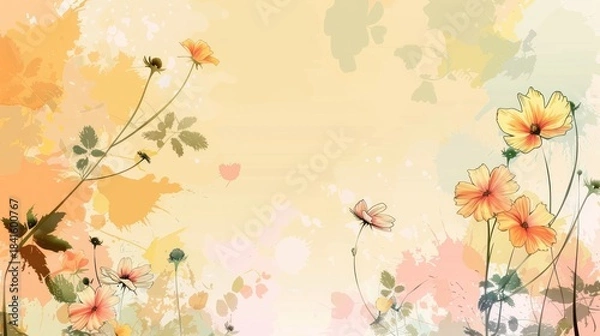 Obraz Elegant Floral Background