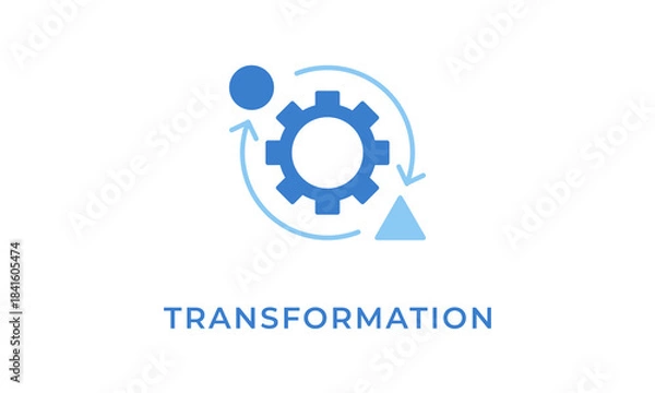 Obraz Transformation Icon Or Logo Isolated Vector Illustration