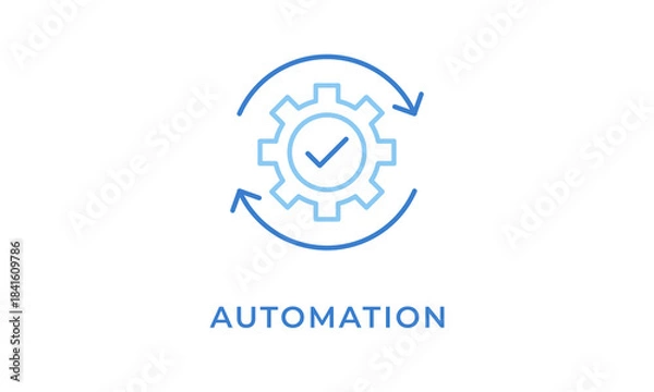 Obraz Automation Icon Or Logo Isolated Vector Illustration