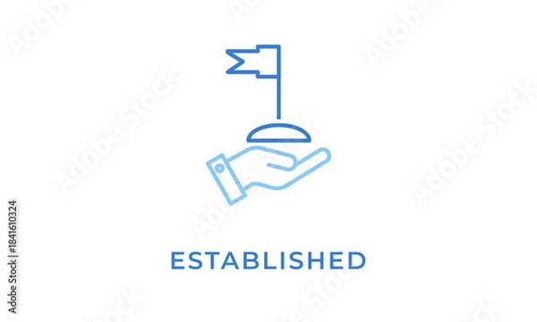 Obraz Established Icon Or Logo Isolated Vector Illustration