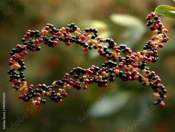 Fototapeta Selective focus. AI system predicting disease risk from patient data