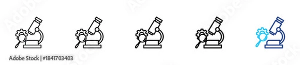 Fototapeta SEO icon set outline vector concept illustrations